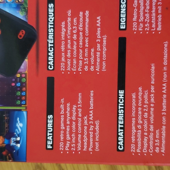 NWT MY ARCADE Go Gamer Portable 16 Bit 220 Video Game - Picture 8 of 10